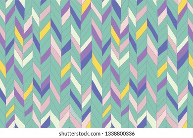 triangular green seamless pattern
