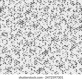 Triangular Halftone Pattern Texture Vector Geometric Technology Abstract Background. Half Tone Triangles Retro Colored Pattern. Minimal 80s background.