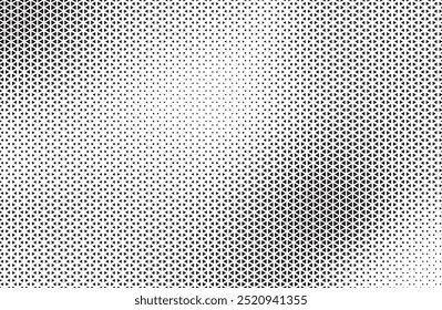 Textura de meio-tom triangular Vetor de onda retro tecnologia geométrica fundo abstrato. Padrão De Meia Tonalidade Triângulos Retro Colorido. Estilo mínimo 80s Dinâmica Tech Structure Wallpaper