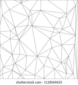 Triangular hipster pattern. Vintage geometric design. Polygonal abstract vector illustration. Modern diamond texture.