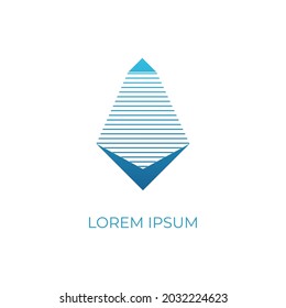 triangular logo. logos for companies, brands and services. name card.