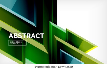 Triangular low poly background design, multicolored triangles. Vector illustration