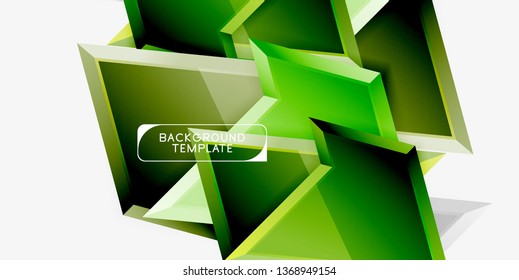 Triangular low poly background design, multicolored triangles. Vector illustration