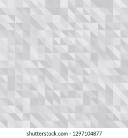 Triangular  low poly, light grey, silver, mosaic pattern background, Vector polygonal illustration graphic, Creative, Origami style with gradient