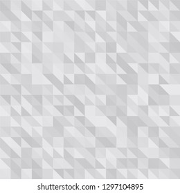 Triangular  low poly, light grey, silver, mosaic pattern background, Vector polygonal illustration graphic, Creative, Origami style with gradient