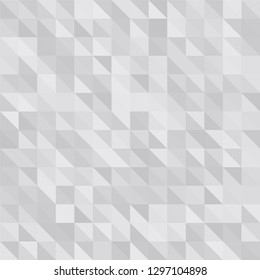 Triangular  low poly, light grey, silver, mosaic pattern background, Vector polygonal illustration graphic, Creative, Origami style with gradient