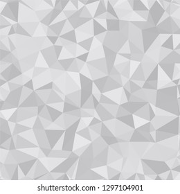 Triangular  low poly, light grey, silver, mosaic pattern background, Vector polygonal illustration graphic, Creative, Origami style with gradient
