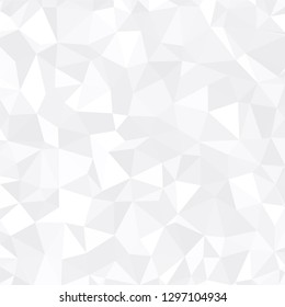 Triangular  low poly, light grey, silver, mosaic pattern background, Vector polygonal illustration graphic, Creative, Origami style with gradient