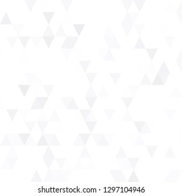 Triangular  low poly, light grey, silver, mosaic pattern background, Vector polygonal illustration graphic, Creative, Origami style with gradient