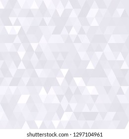 Triangular  low poly, light grey, silver, mosaic pattern background, Vector polygonal illustration graphic, Creative, Origami style with gradient