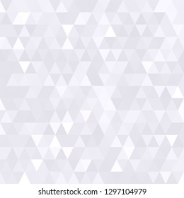 Triangular  low poly, light grey, silver, mosaic pattern background, Vector polygonal illustration graphic, Creative, Origami style with gradient