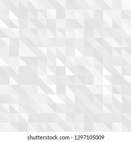 Triangular  low poly, light grey, silver, mosaic pattern background, Vector polygonal illustration graphic, Creative, Origami style with gradient