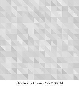 Triangular  low poly, light grey, silver, mosaic pattern background, Vector polygonal illustration graphic, Creative, Origami style with gradient