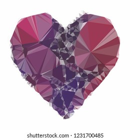 Triangular  low poly, mosaic pattern background, Vector polygonal illustration graphic, Creative style with gradient