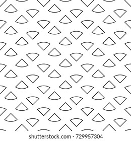 Triangular outlines wallpaper. Repeated geometrical figures background. Seamless surface pattern design with polygons. Mosaic motif. Digital paper with jagged triangles for web designing. Vector art.