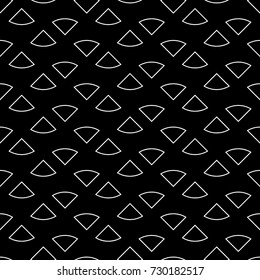 Triangular outlines wallpaper. Repeated geometrical figures background. Seamless surface pattern design with polygons. Mosaic motif. Digital paper with jagged triangles for web designing. Vector art.