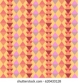 Triangular pattern in red tones