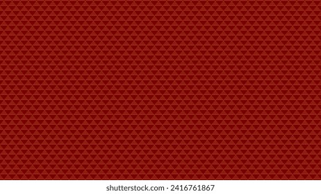 The triangular pattern is similar to a pyramid connected to each other like the shape of a yellow red diamond that is a symbol of the Chinese New Year