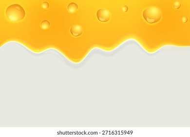 Una pieza triangular de queso de dibujos animados con un color amarillo brillante