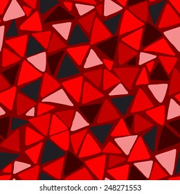 Triangular pieces stylish seamless pattern.