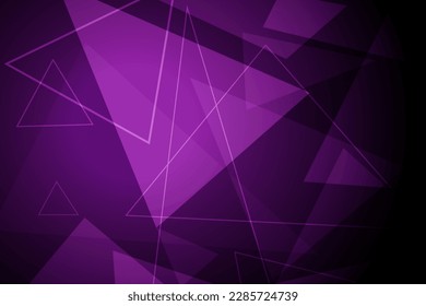 Triangular purple background in high-tech style	
