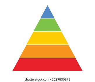  Triangular Pyramid Infographic Set – Hierarchy Levels and Layered Chart Templates for Business Presentation.