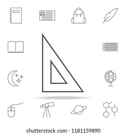 triangular ruler icon. web icons universal set for web and mobile