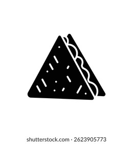 Sanduíche Triangular em Papel de cera Ícone