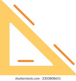 Triangular Scale Vector Icon Flat Style