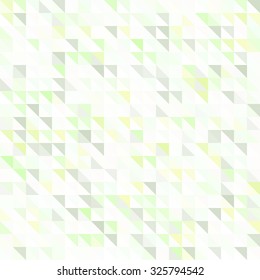 Triangular shape shimmering seamless pattern. Geometric shiny background.