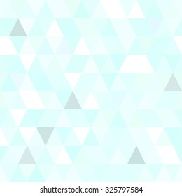 Triangular shape shimmering seamless pattern. Geometric shiny background.