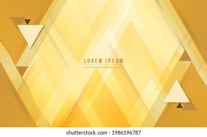 Dreieckige Formen mit abstraktem Linienhintergrund. Vektorgrafik