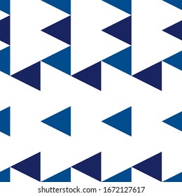 Triangular shapes wallpaper. Geometric backdrop. Triangles ornament. Figures motif. Polygons background. Digital paper, textile print, web design, abstract. Seamless pattern. Vector.