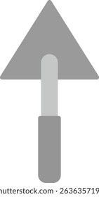 Triangular Shovel Icon Symbol Art Sign