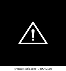 Triangular signal vector icon