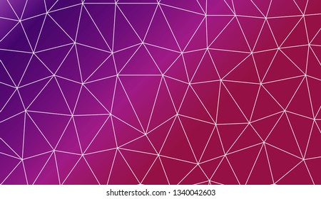 Triangular style. For flyer, screen, business presentation. Vector illustration. Creative gradient color