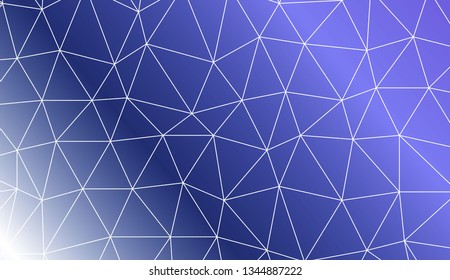 Triangular style. For flyer, screen, business presentation. Vector illustration. Creative gradient color