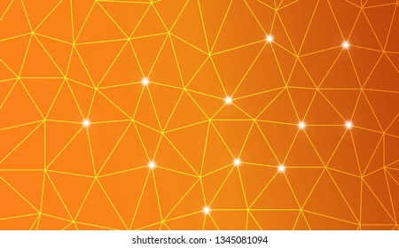 Triangular style. For flyer, screen, business presentation. Vector illustration. Creative gradient color