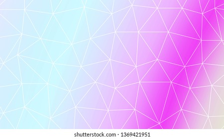 Triangular style. Modern design for you business, project. Vector illustration. Creative gradient color