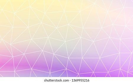 Triangular style. Modern design for you business, project. Vector illustration. Creative gradient color