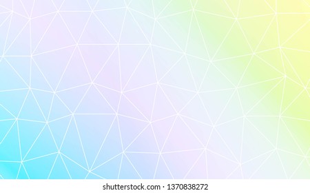 Triangular style. Modern design for you business, project. Vector illustration. Creative gradient color