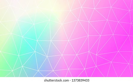 Triangular style. Modern design for you business, project. Vector illustration. Creative gradient color