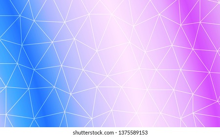 Triangular style. Modern design for you business, project. Vector illustration. Creative gradient color