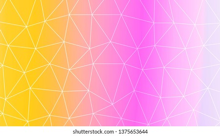 Triangular style. Modern design for you business, project. Vector illustration. Creative gradient color