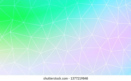 Triangular style. Modern design for you business, project. Vector illustration. Creative gradient color