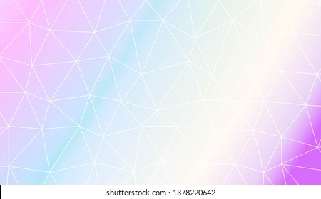 Triangular style. Modern design for you business, project. Vector illustration. Creative gradient color