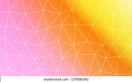 Triangular style. Modern design for you business, project. Vector illustration. Creative gradient color