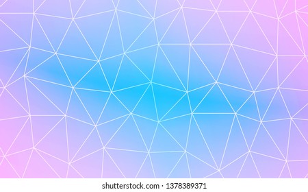 Triangular style. Modern design for you business, project. Vector illustration. Creative gradient color