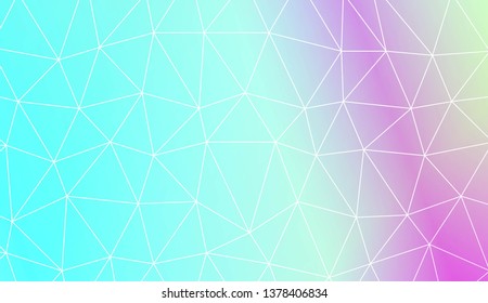 Triangular style. Modern design for you business, project. Vector illustration. Creative gradient color
