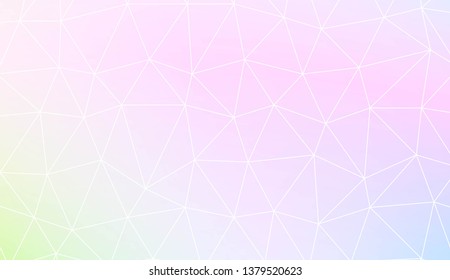 Triangular style. Modern design for you business, project. Vector illustration. Creative gradient color